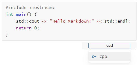 Typora代码块-Hello Markdown!